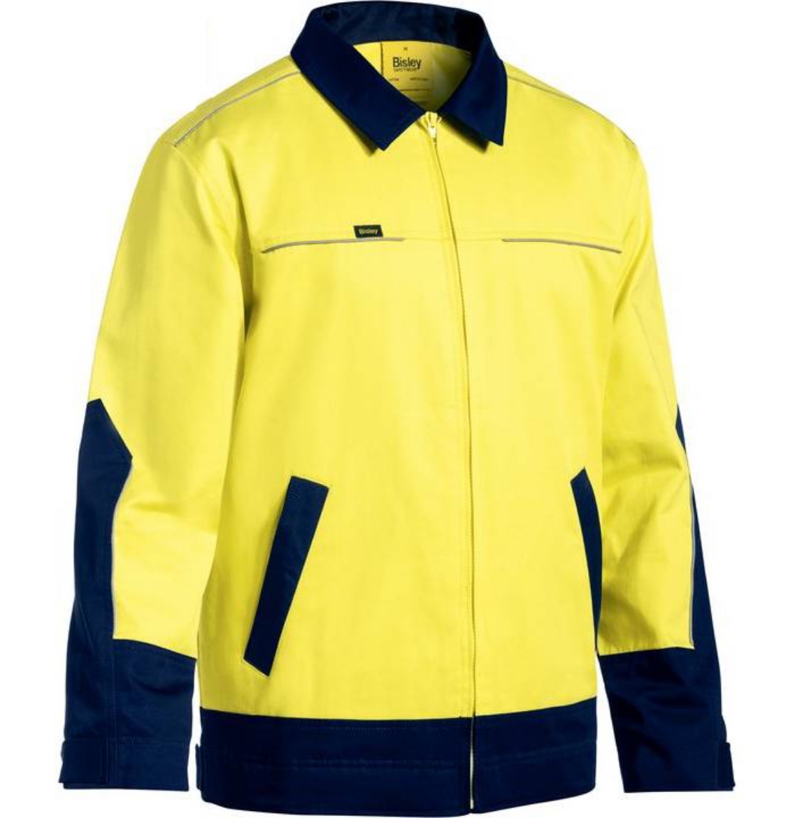 Picture of Bisley, Hi Vis Drill Jacket With Liquid Repellent Finish